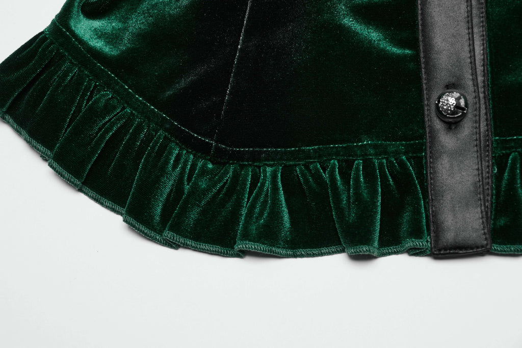 Punk Rave Fawn Gradient Printed Shirt in Green