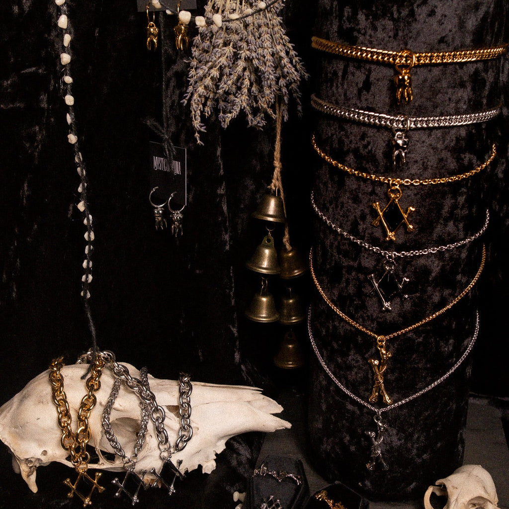 Tethered Remains Bones Necklace