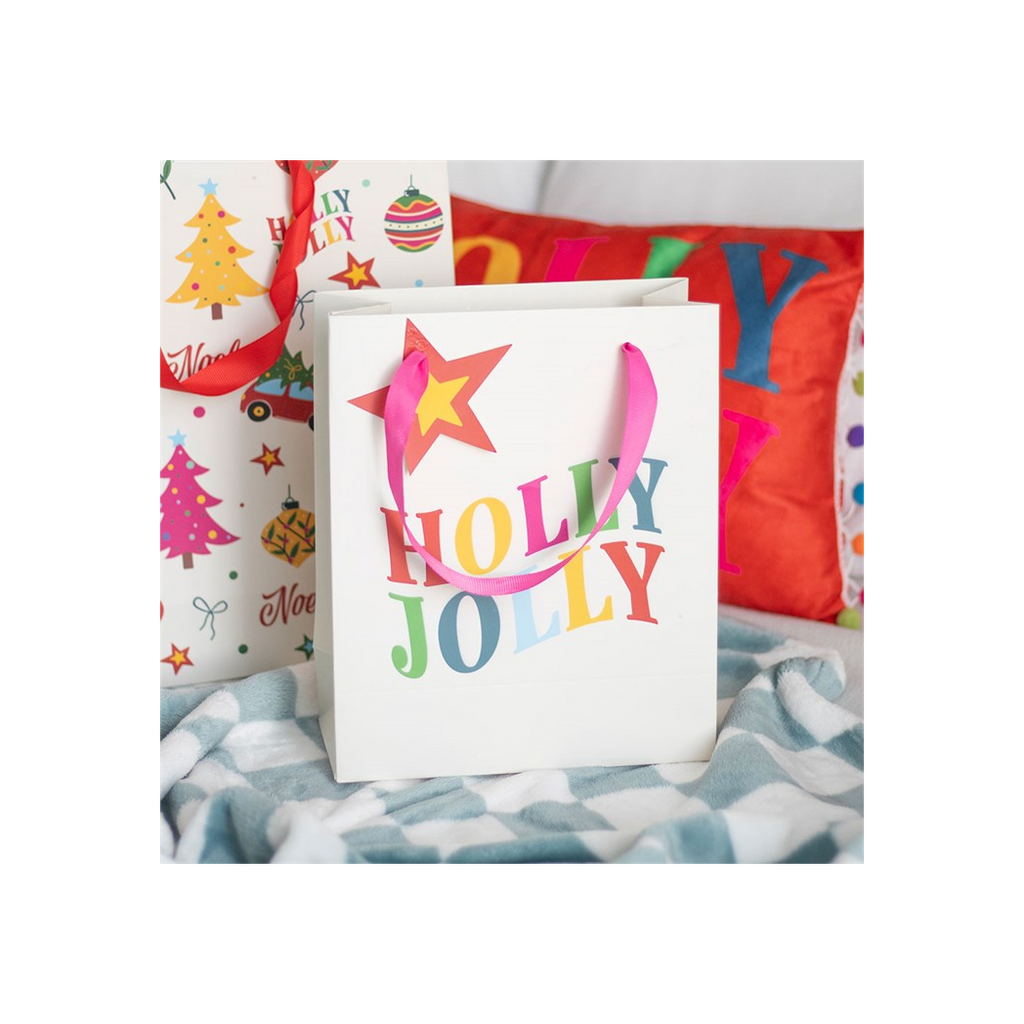 23cm Holly Jolly Gift Bag