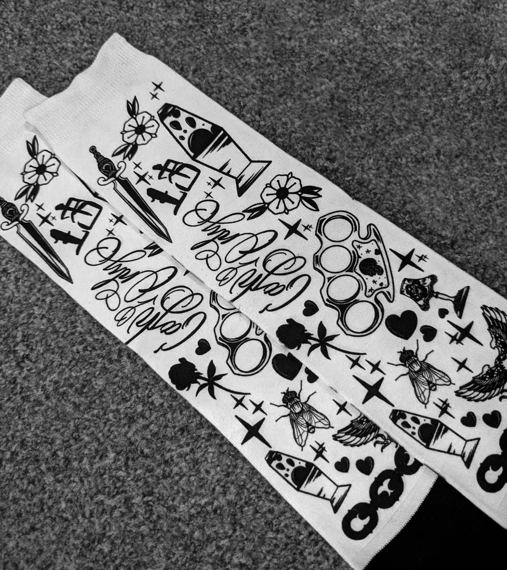 Traditional Tattoo Flash Socks