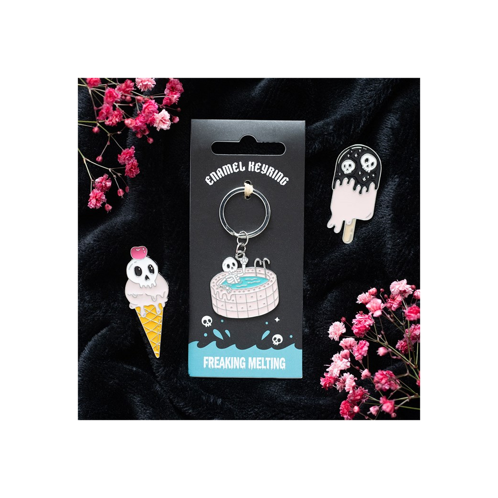 Dead Cool Skeleton Keyring