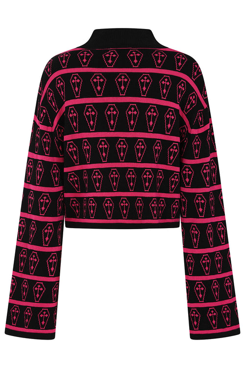 Banned Apparel Coffin Knit Jumper