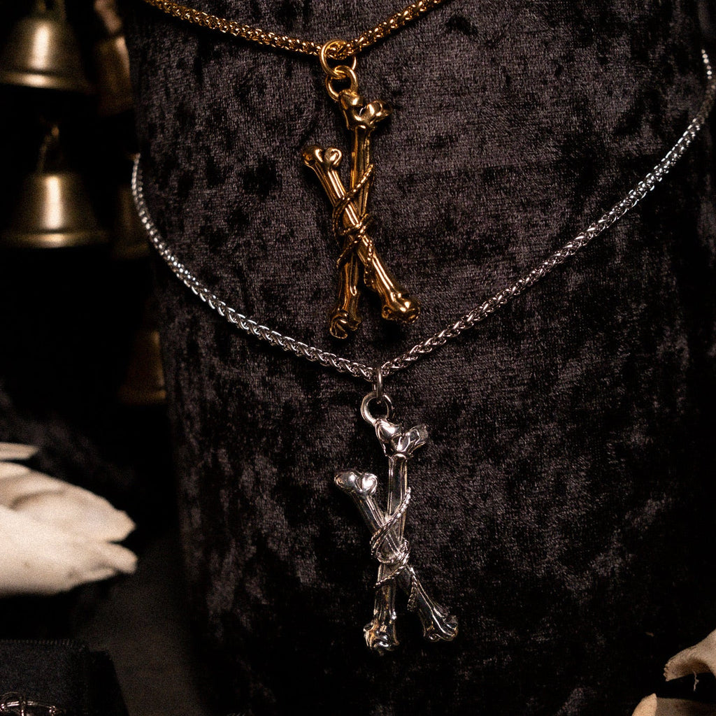 Tethered Remains Bones Necklace