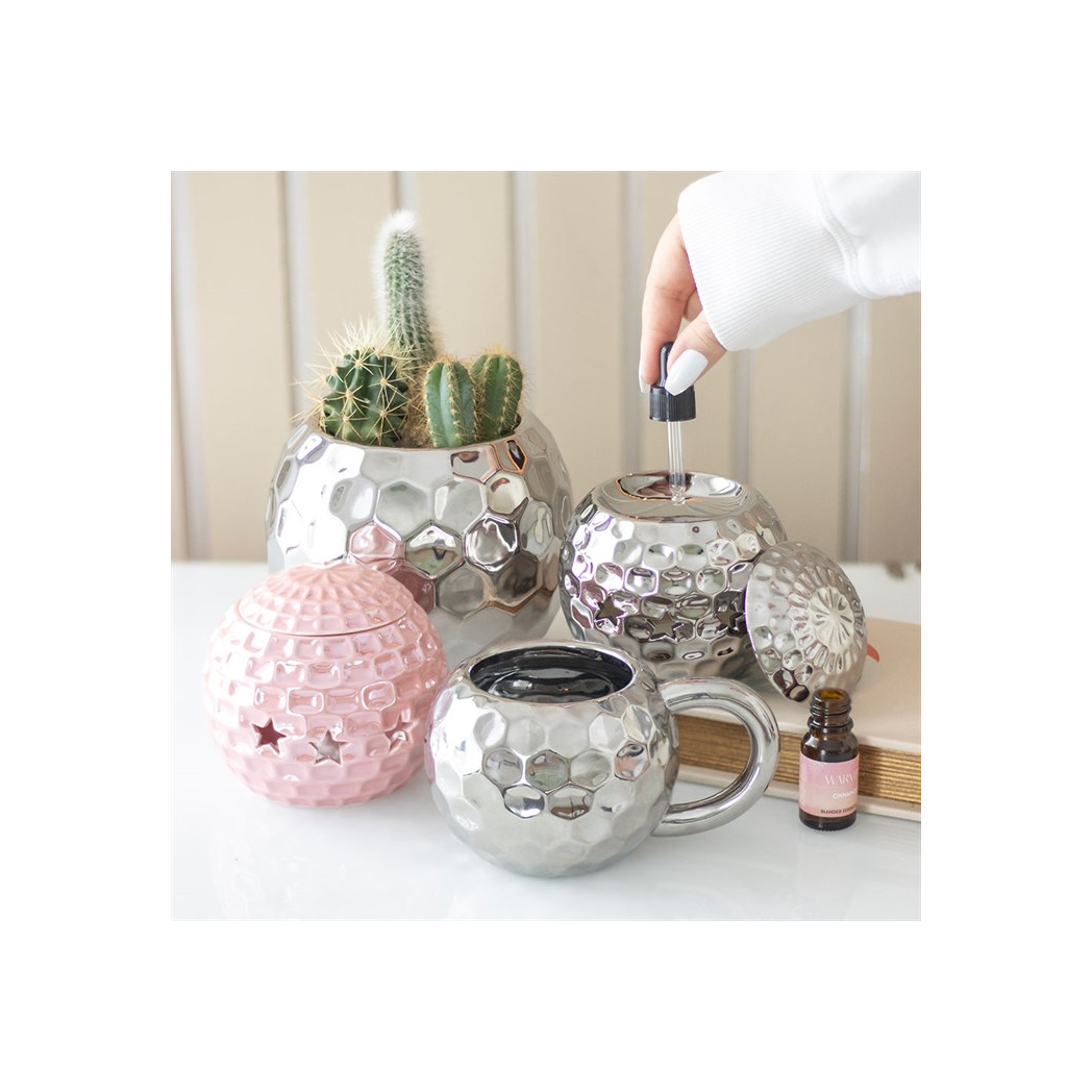 Pink Disco Ball Oil Burner