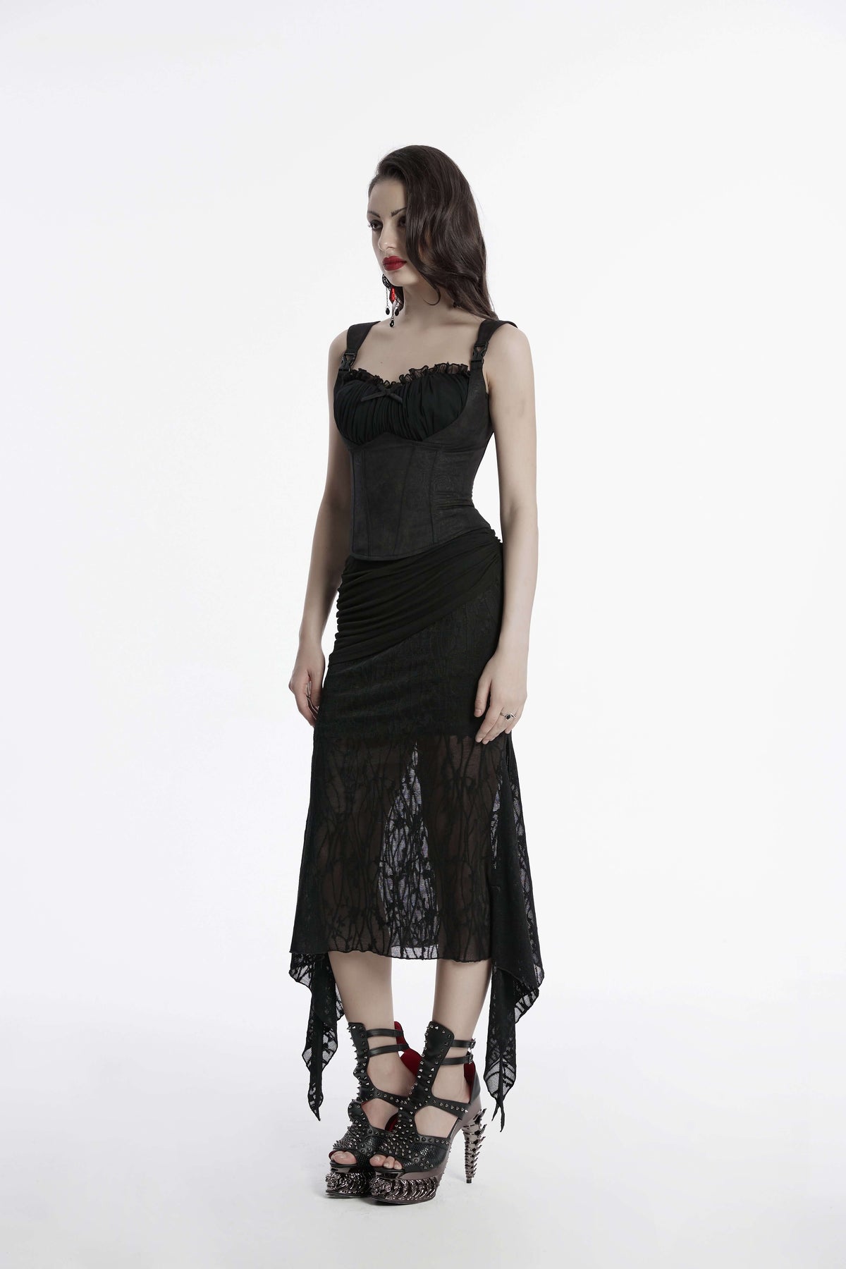 Punk Rave Arti Fishtail Skirt - Size UK 22 Left Only!