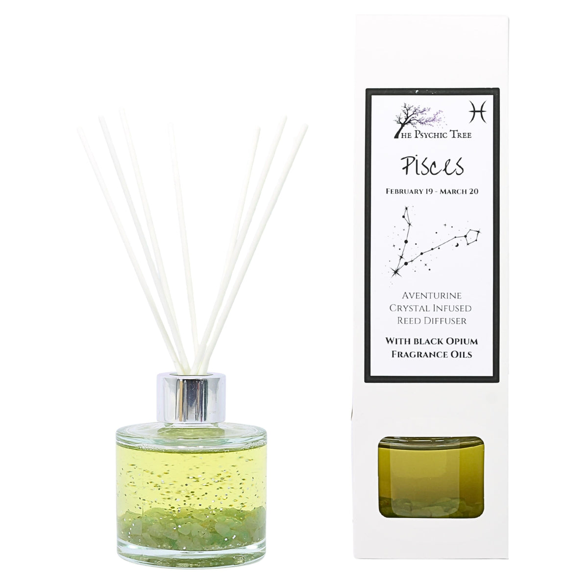 Pisces - Sign Of The Zodiac Crystal Infused Reed Diffuser
