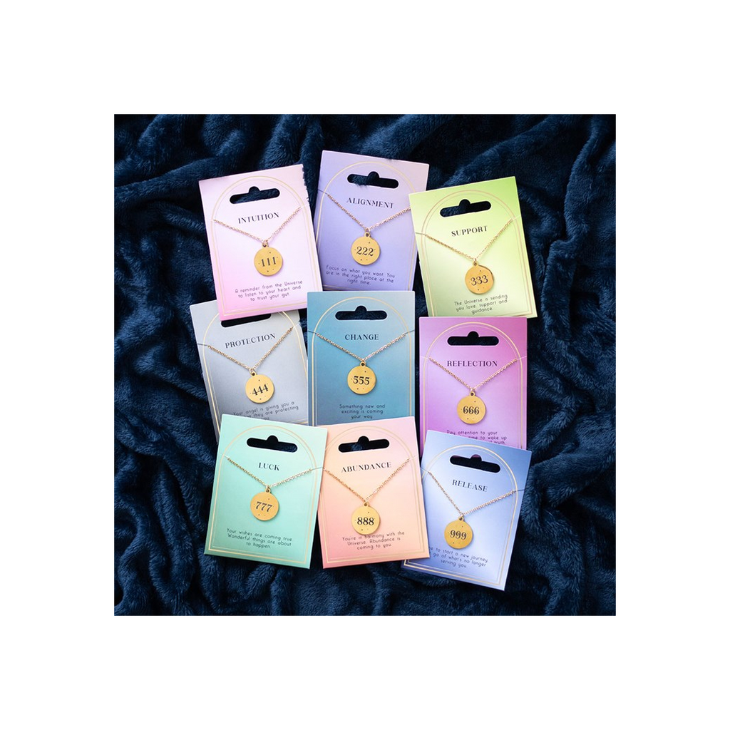 333 Angel Number Support Necklace