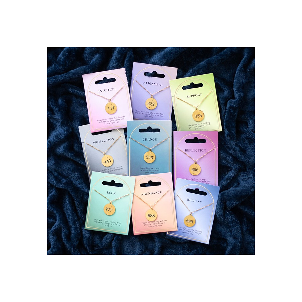 333 Angel Number Support Necklace