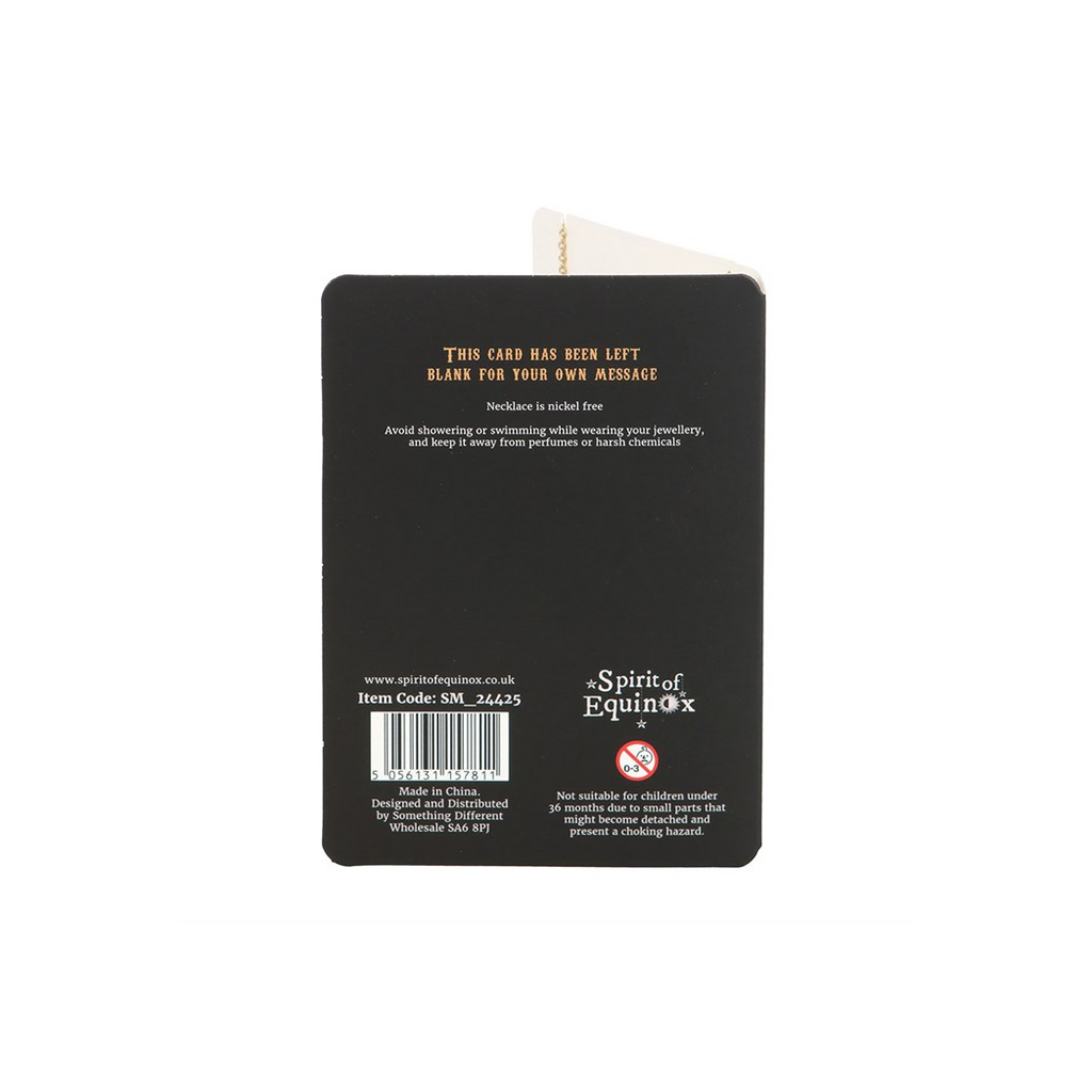 Talking Board Planchette Necklace Greeting Card