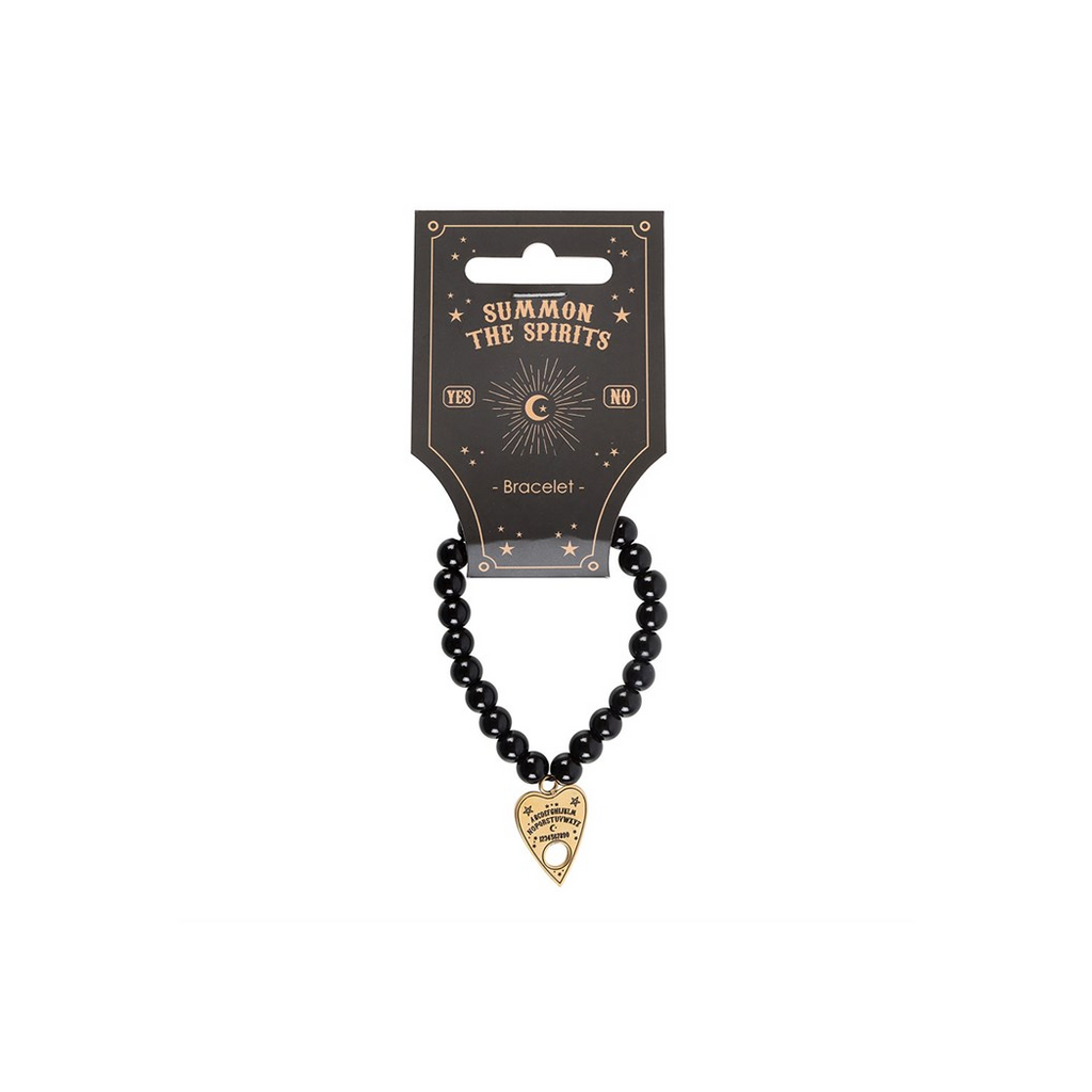 Talking Board Planchette Beaded Charm Bracelet