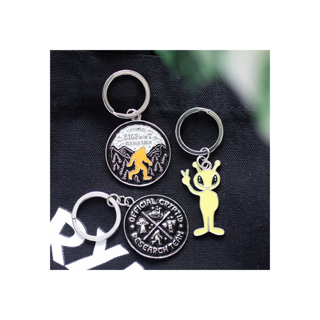 Cryptid Research Team Keyring