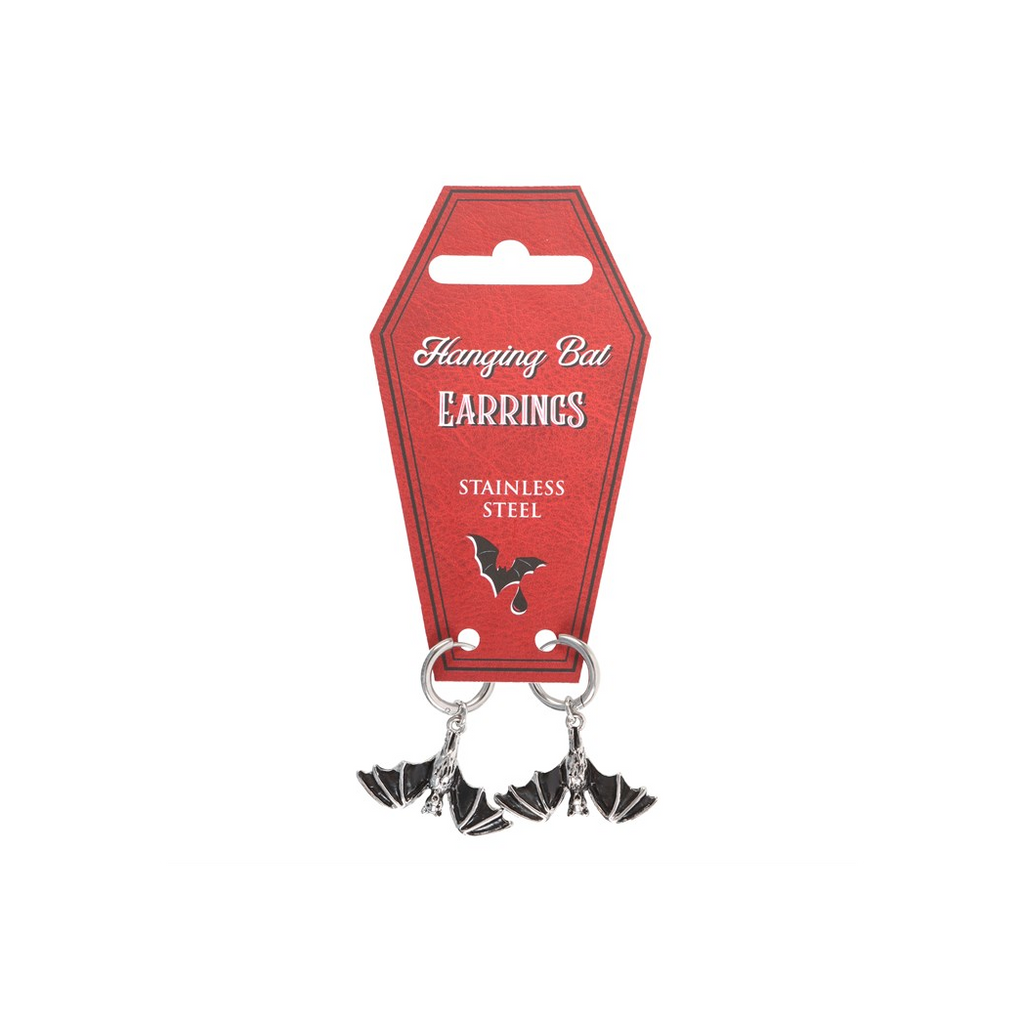 Hanging Bat Earrings