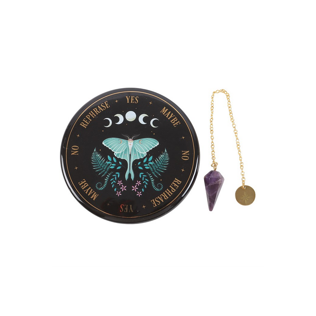 Luna Moth Pendulum Divination Kit