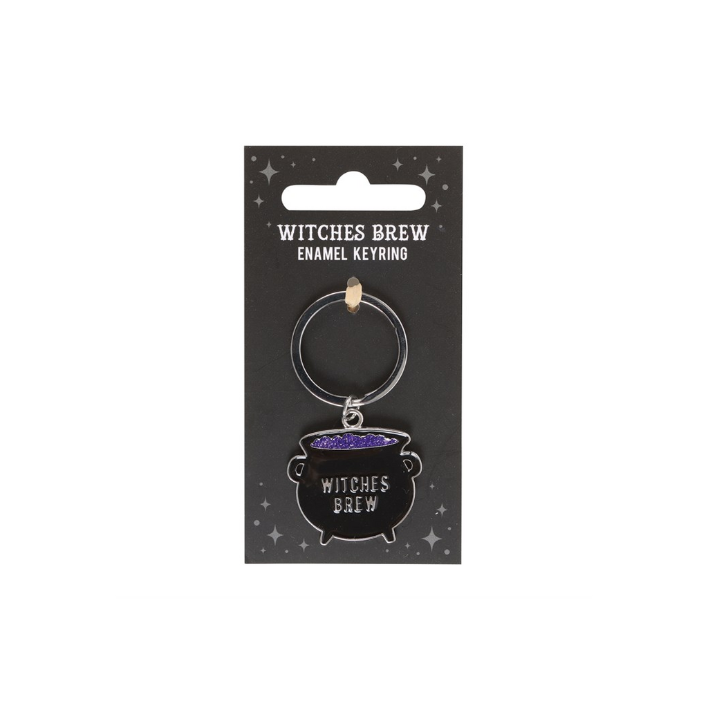 Witches Brew Cauldron Keyring