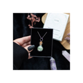 Luck Green Aventurine Crystal Chip Potion Bottle Necklace