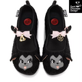 Chocolaticas® I Am The Black Sheep - Gothic Plush Mary Jane Flats - Size 9.5 left only!