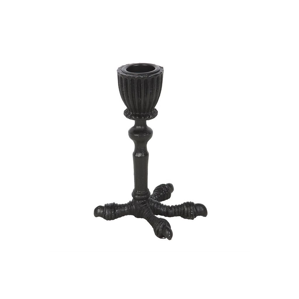 Raven Claw Taper Candle Holder