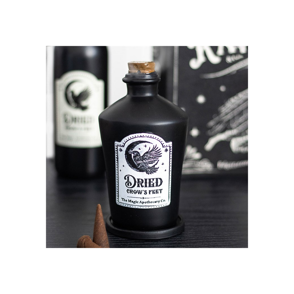 Dried Crow's Feet Incense Cone Holder