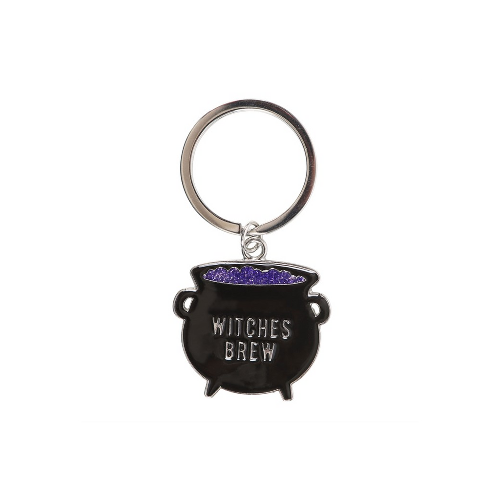 Witches Brew Cauldron Keyring