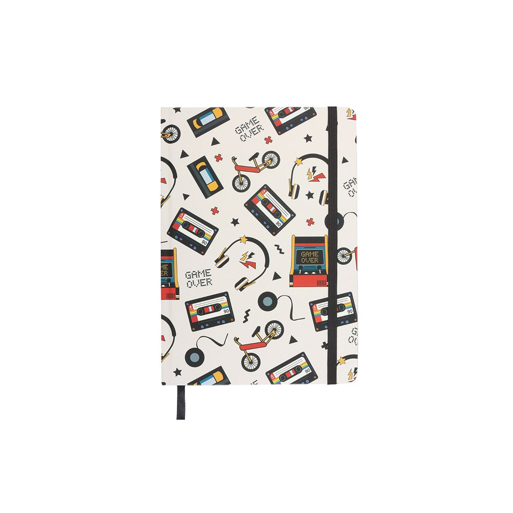 Retro 80s Print A5 Notebook