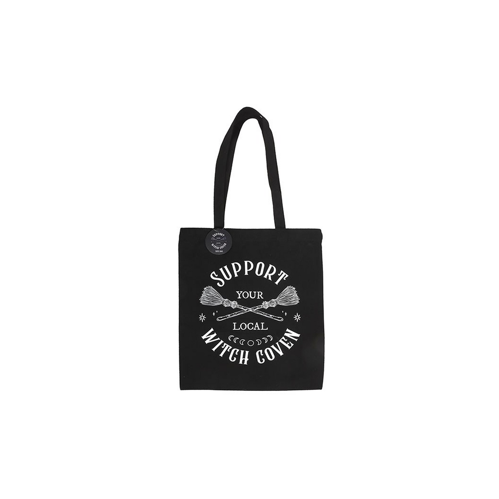Support Your Local Witch Coven Polycotton Tote Bag