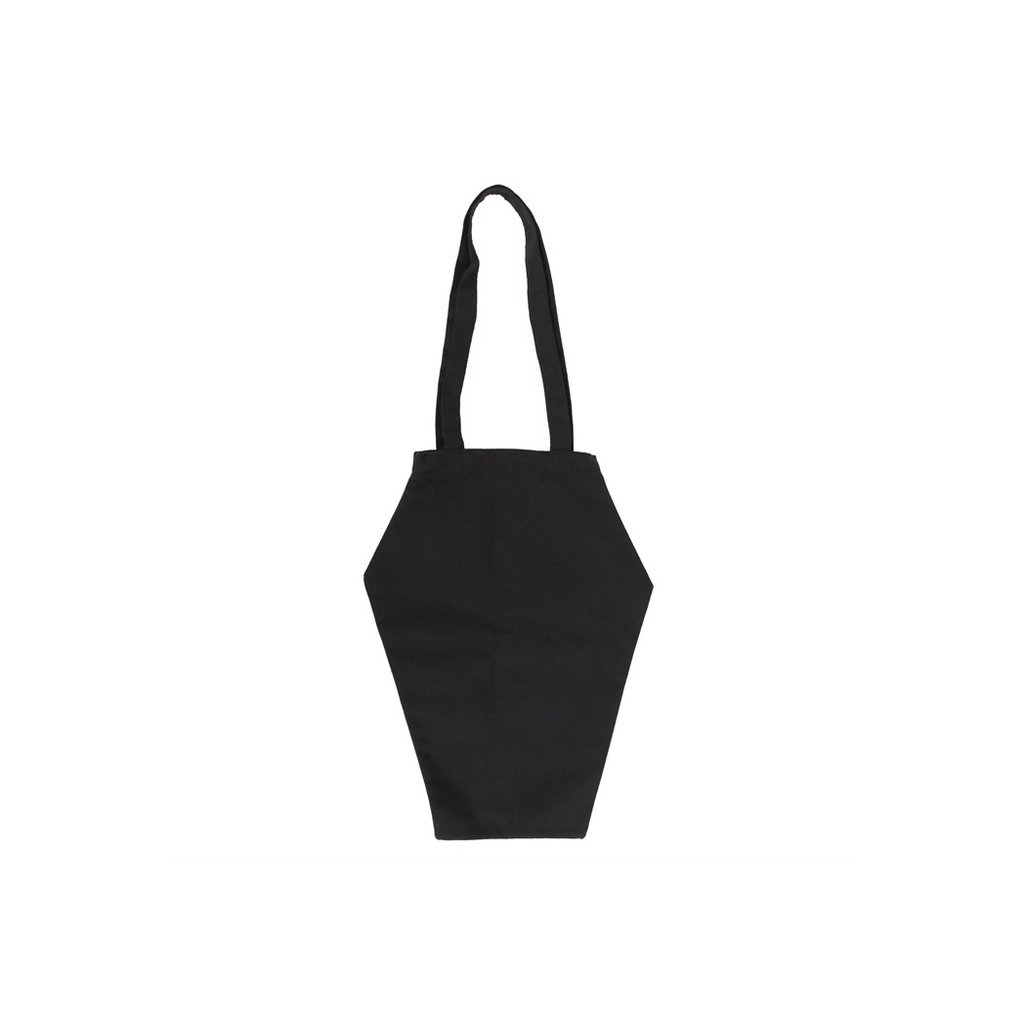 The Creepier the Better Coffin Shaped Tote Bag