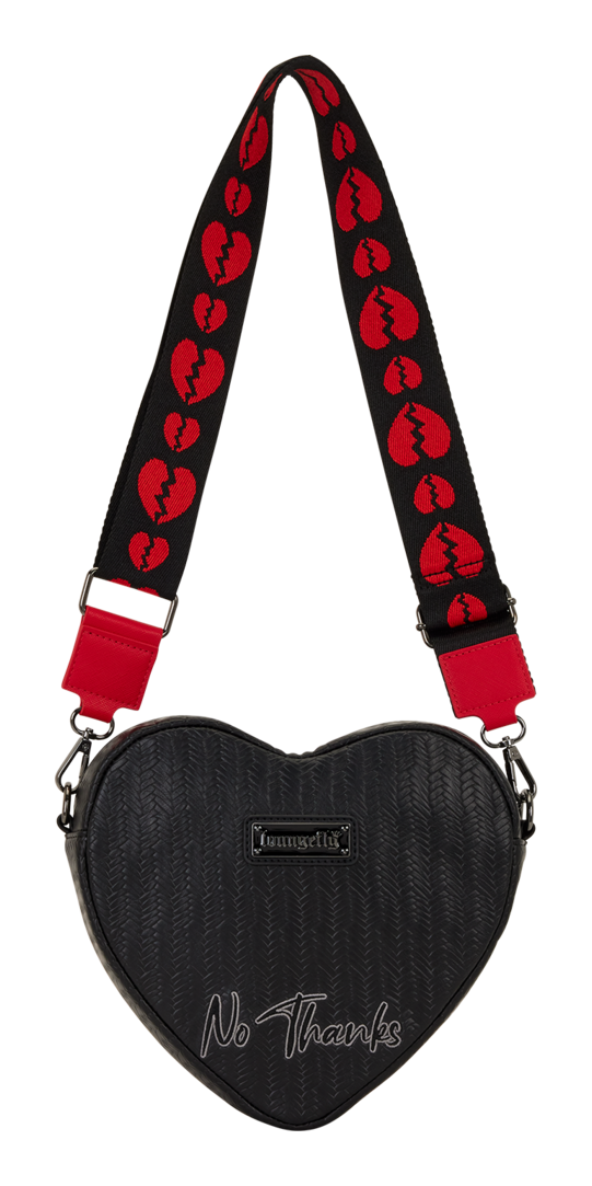 Loungefly Figural Broken Heart Crossbody Bag