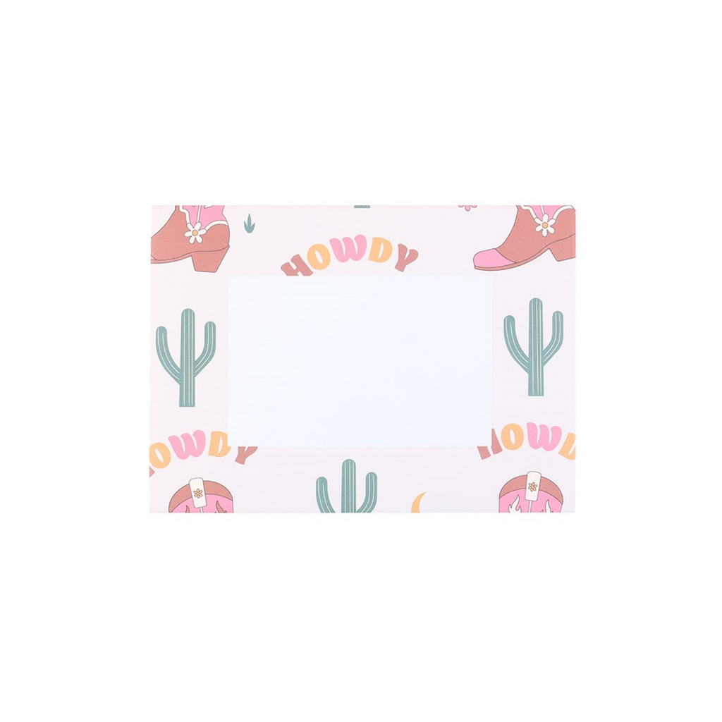 Cowboy Boot Necklace on Greeting Card