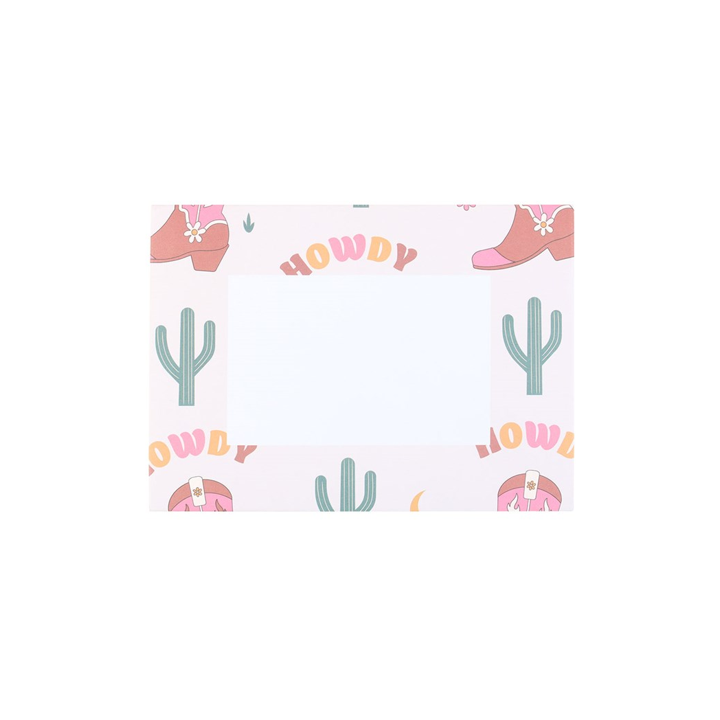 Cowboy Boot Necklace on Greeting Card