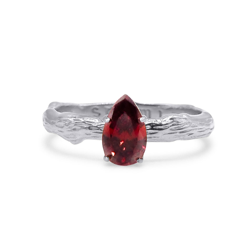 Crimson Veil Ring