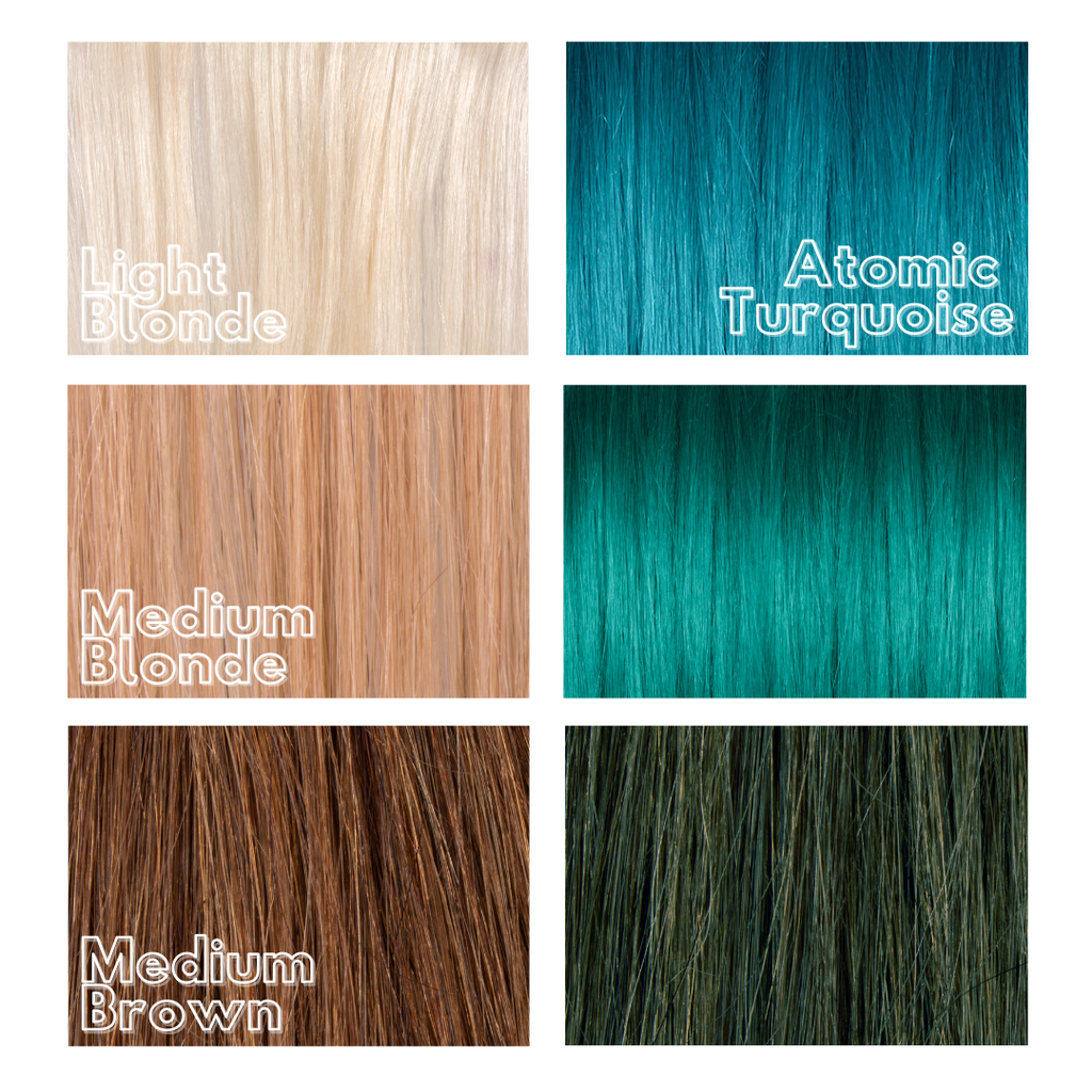Amplified Manic Panic Semi Permanent Hair Colour EU Formula - Atomic Turquoise
