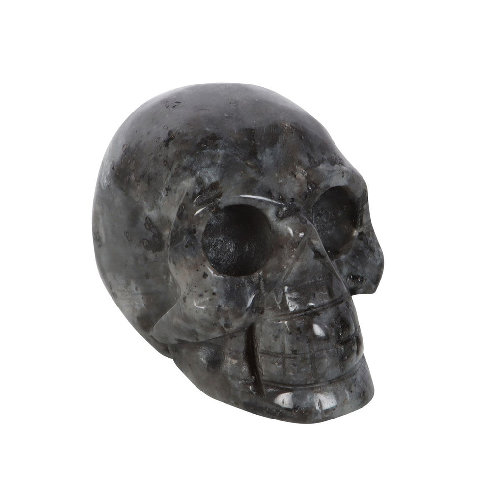 Gothic Gifts Black Labradorite Crystal Skull