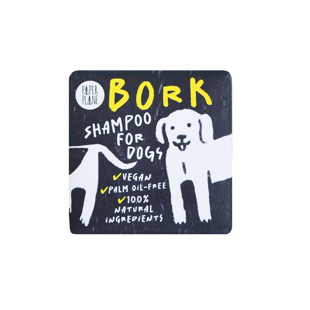 Bork Solid Dog Shampoo Bar - 100% Natural, Vegan & Palm oil-free