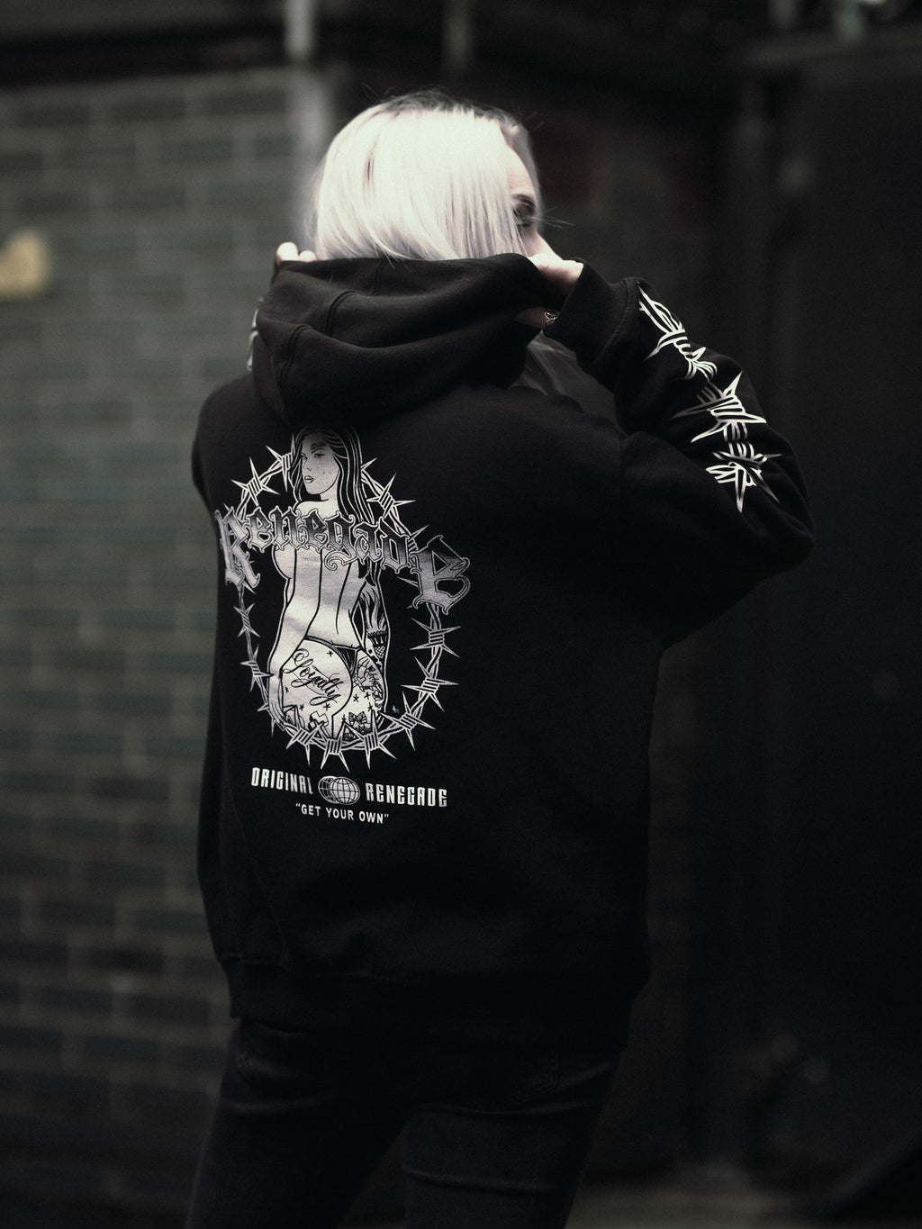 Trouble Graphic Hoodie