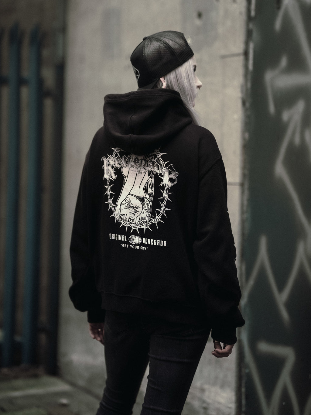 Trouble Graphic Hoodie