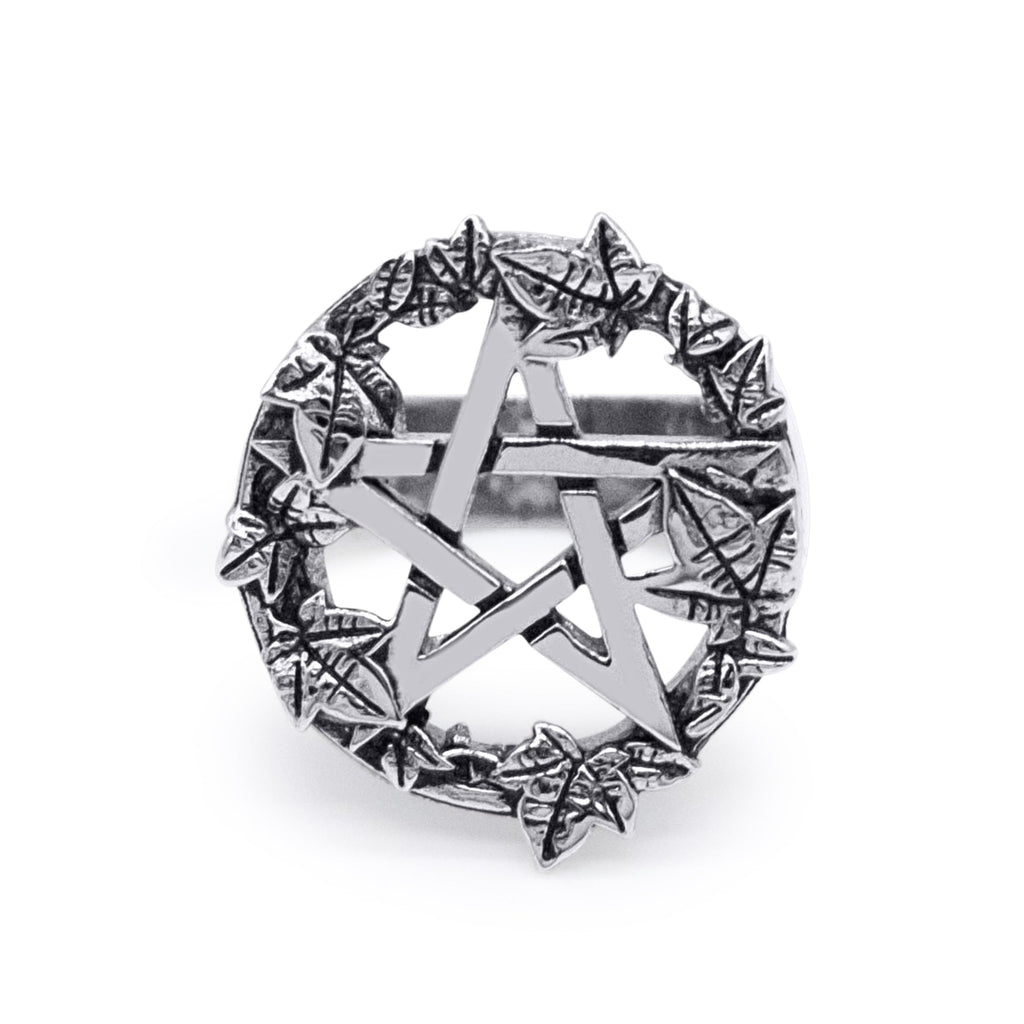 Green Witch Pentacle Ring
