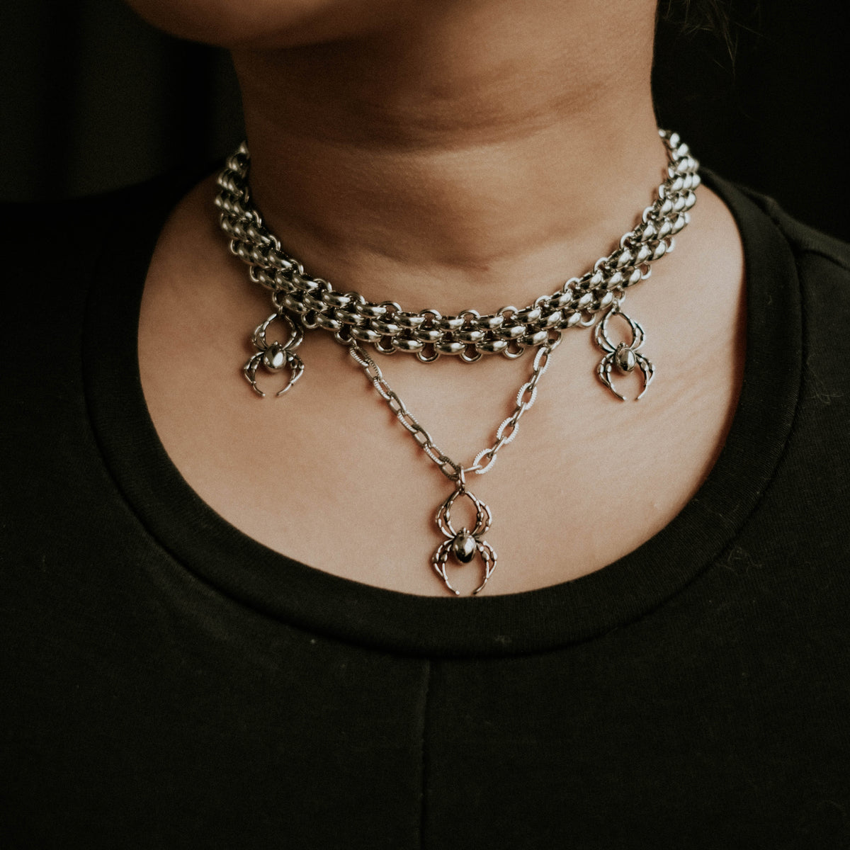Orb Weaver Spider Choker