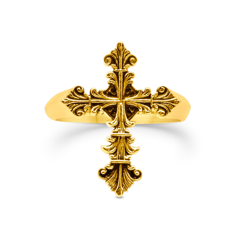 Lament Cross Ring Gold