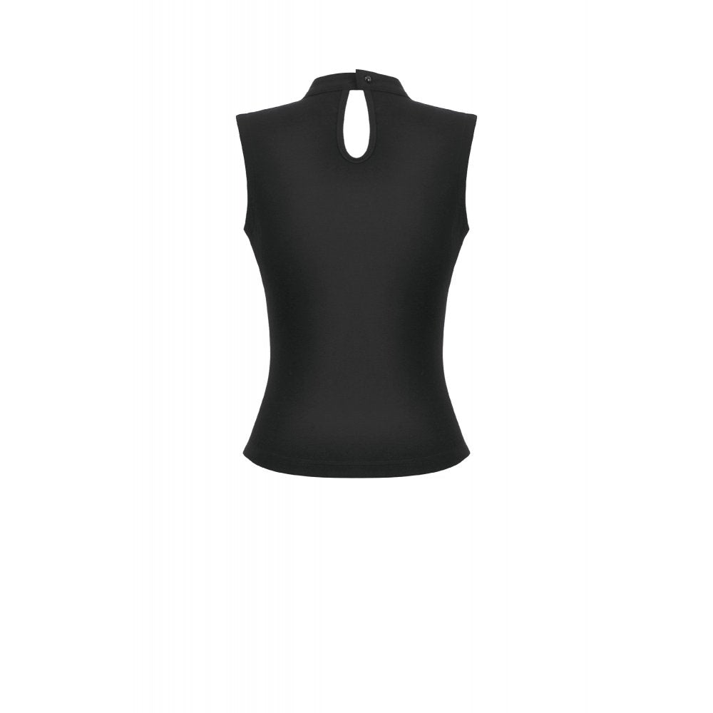 Dark in Love Punk Coffin Mesh Panel Top