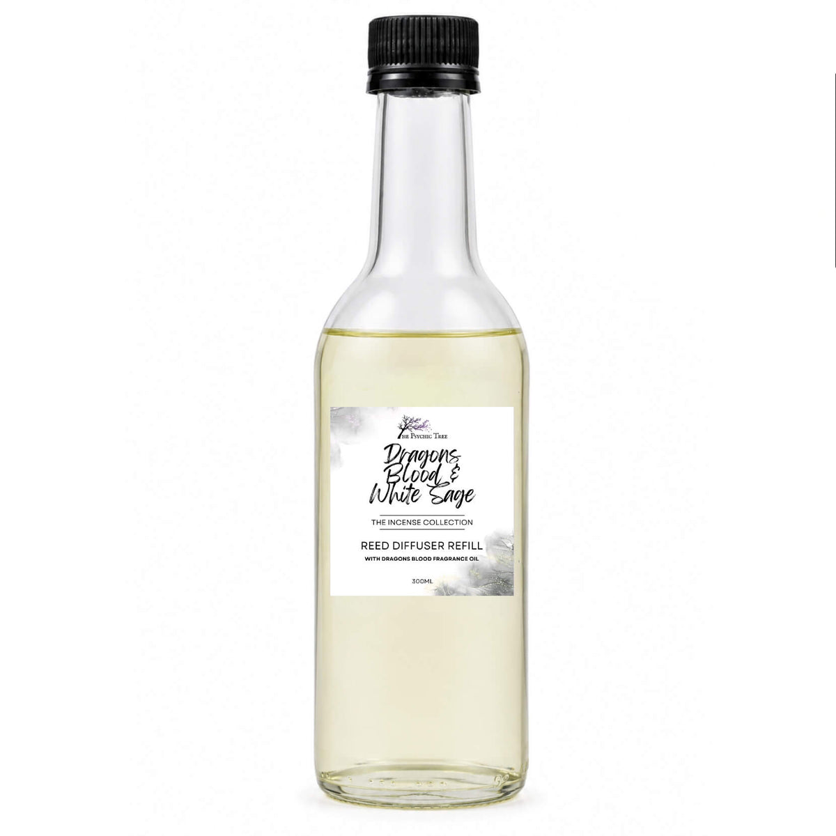 Dragons Blood & White Sage - Crystal Infused Reed Diffuser - The Incense Collection