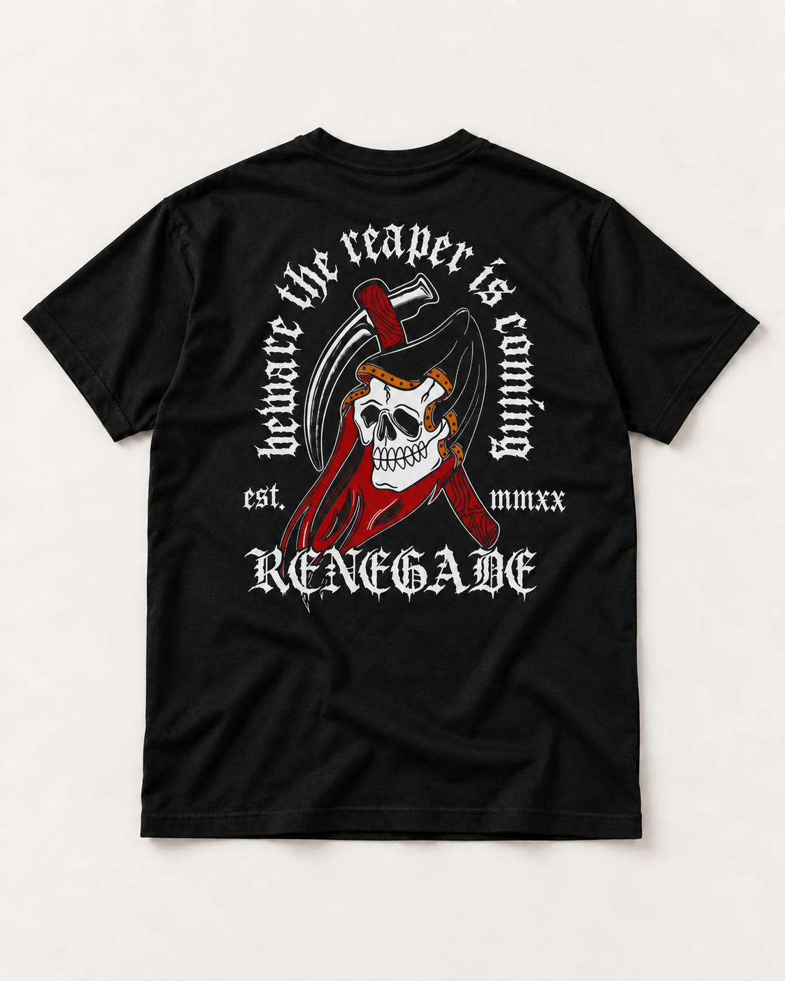 The Reaper Tattoo Graphic Tee
