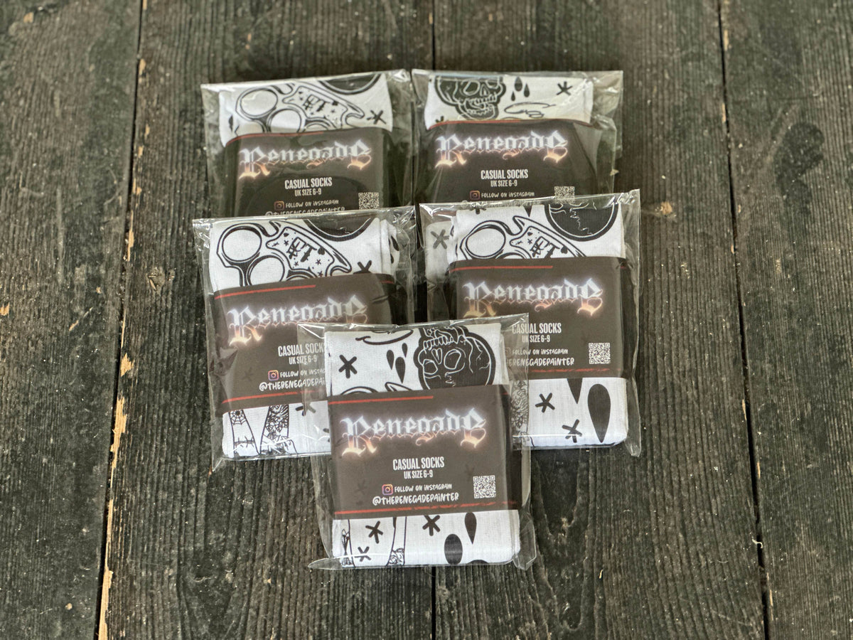 Traditional Tattoo Flash Socks