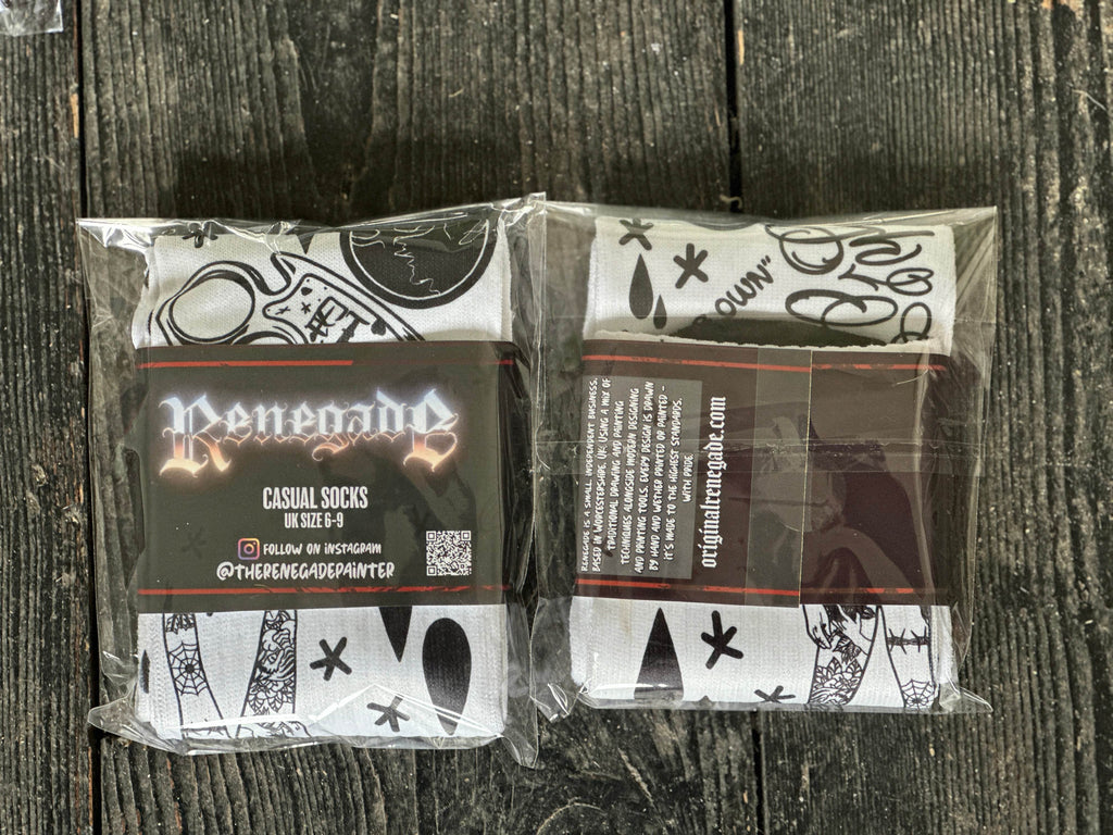Traditional Tattoo Flash Socks
