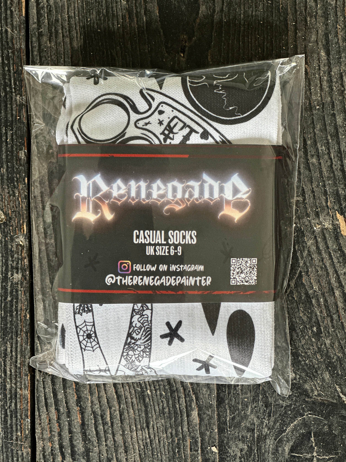 Traditional Tattoo Flash Socks