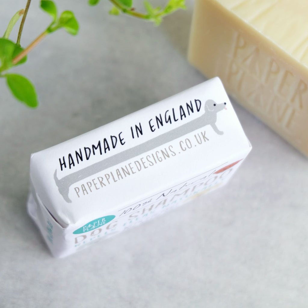 Dog Shampoo Bar - 100% Natural, Vegan & Palm oil-free Shampoo Bar for Dogs
