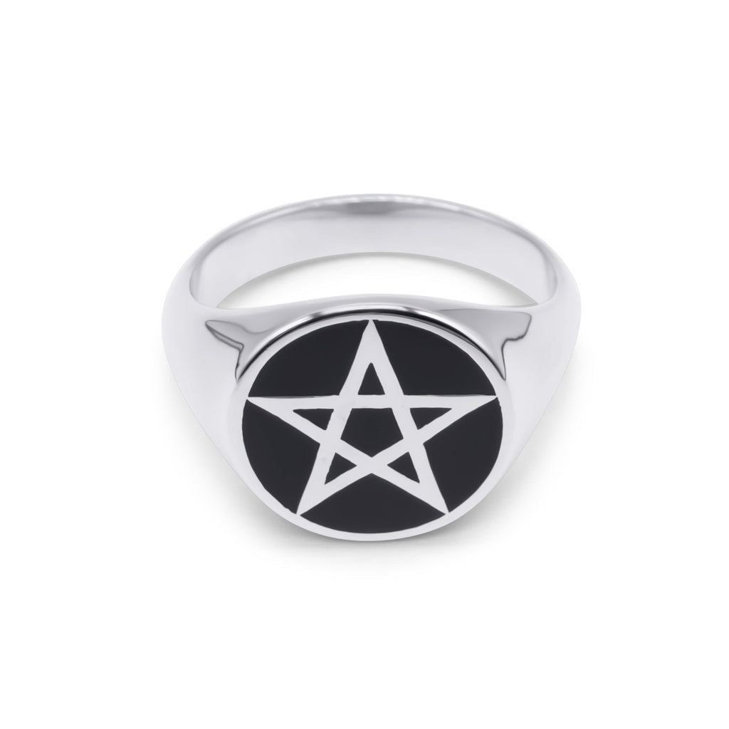 Pentagram Signet Ring