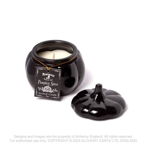 Alchemy Pumpkin Spice Small Glass Scented Candle Jar