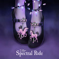 Chocolaticas® Spectral Ride - Gothic Carousel Mary Jane Flats - Size UK 8.5 Left Only!