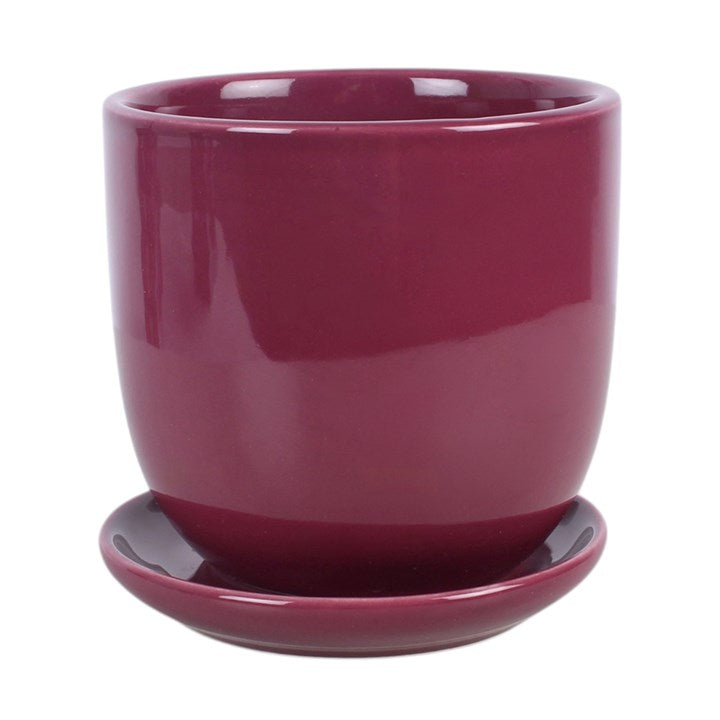 Sacred Sight Heart Plant Pot with Saucer