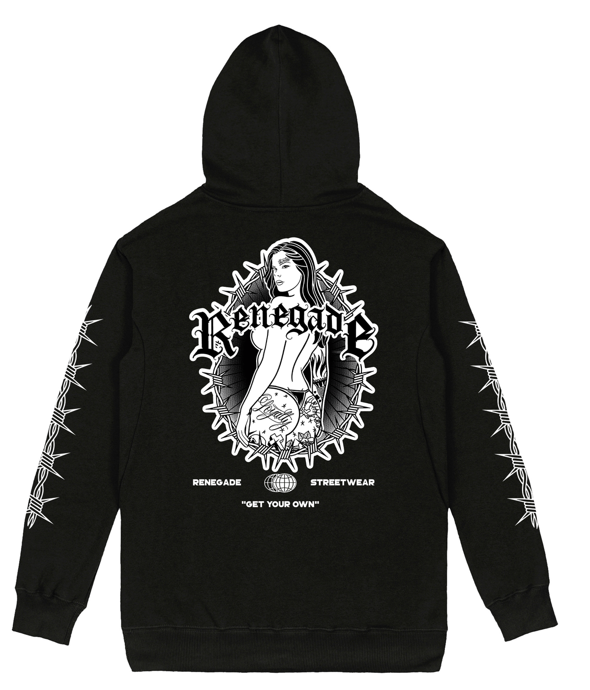 Trouble Graphic Hoodie